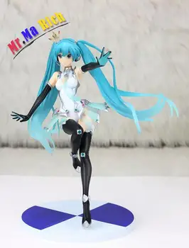 

Anime Figure 22 Cm Hatsune Miku Anime Figure Racing Girl Miku Ver. Pvc Action Figure Collection Model Doll Toy