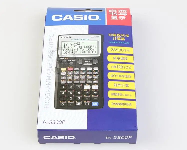 Casio fx-5800p programming examples Casio fx-5800p programming examples