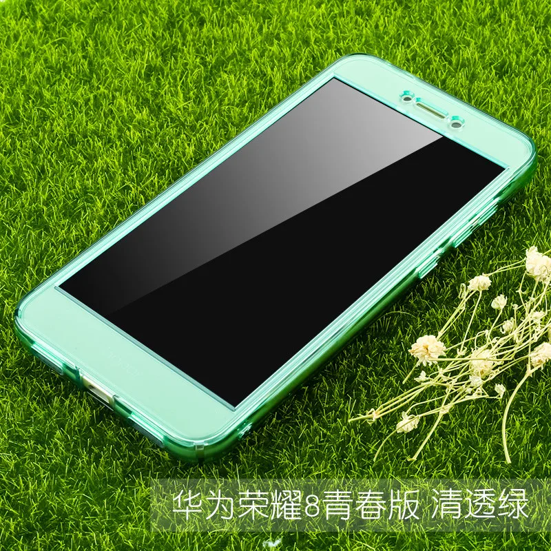 For Huawei Honor 8 Lite Honor8 Cover Clear Transparent Phone Cases Funda P8 2017 Coque Full Protection Case |
