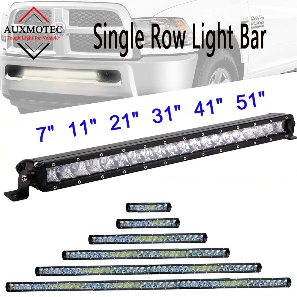 led light bar single row straight lightbar offroad work driving light barra spot flood combo 3d lens atv utv off-road truck pickup uaz f150 4x4 4wd car auto motorcycle 30w 50w 100w 200w 150w 250w (1)