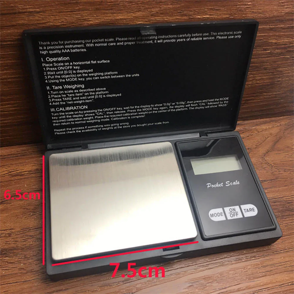 

500g/0.1 g Precision Digital Scales for Gold Jewelry Weight Electronic Pocket Scale HYD88
