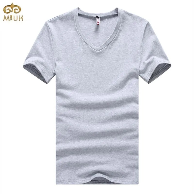 Large Size Solid V Neck T shirt Men 5XL 4XL Hip Hop Tshirt Homme 5Color