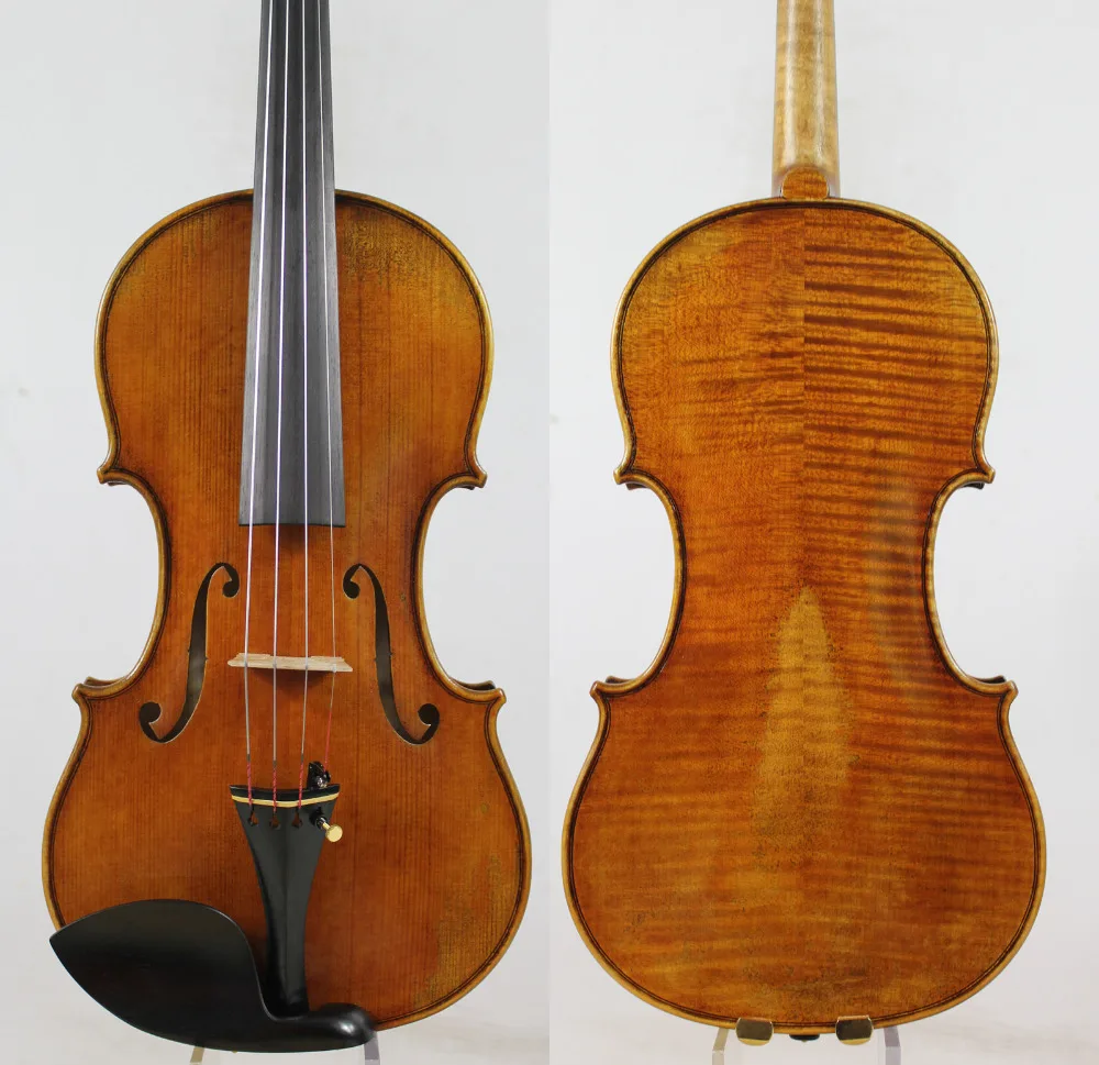 

Guarnieri Ole Bull' 1744 Violin violino Copy ."All European Wood" ,oil varnish!Best performance!Free Shippin, Case,Bow!
