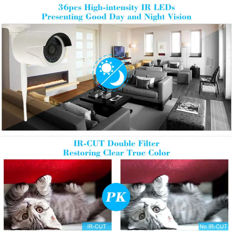 night vision outdoor wifi camera