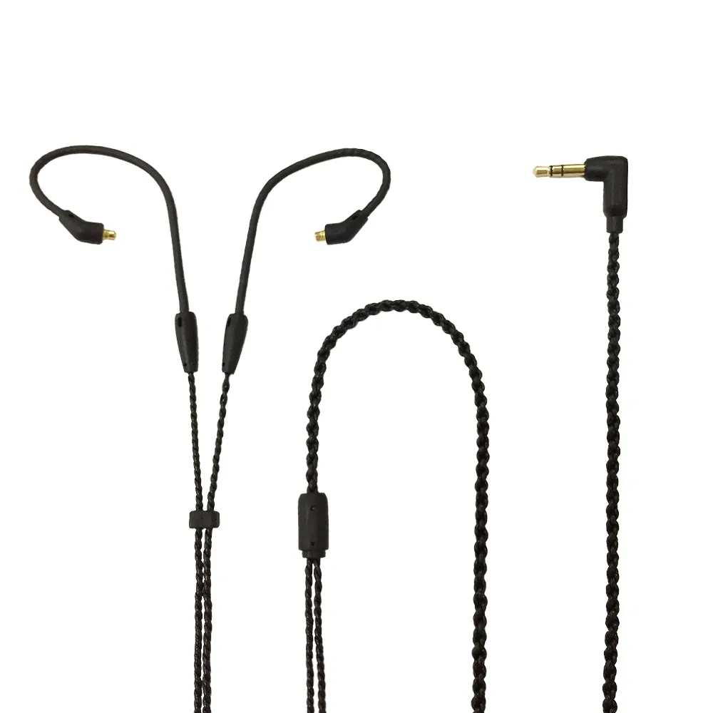

Upgrade Silver Plated Earphone MMCX Cable Braided Wire for CIEM IEM In Ear Monitor Earphone