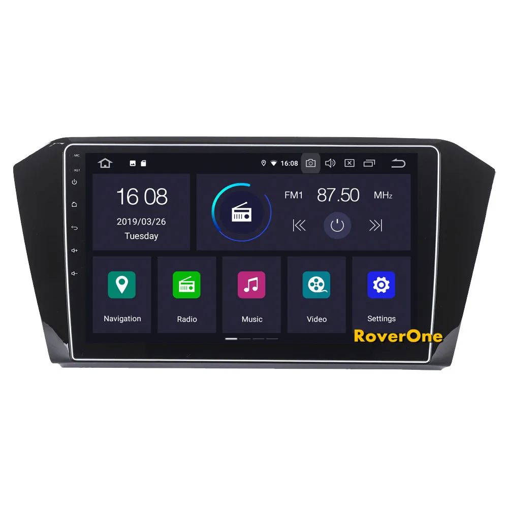 Clearance RoverOne For VW For Volkswagen Passat 2017 Android 9.0 Autoradio Car Multimedia Player Radio GPS Navigation Head Unit NO DVD 6