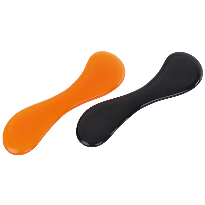 Resin Gua Sha Board S Shape Easy Body Facial Eye Scraping Plate Acupuncture Massage Relaxation Face Lift Tools Black Yellow Hot