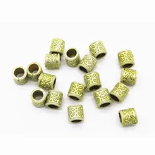 10 шт. пластиковые косы волос коса dread dreadlock бусины кольца трубки плетение около 5 мм Внутреннее отверстие аксессуары для волос