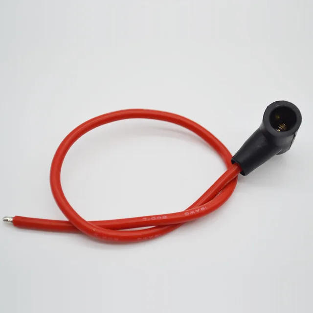 1 Piece Glow Plug with 18cm Silicone Wire Spring cable Self locking Structure For RC Airplane