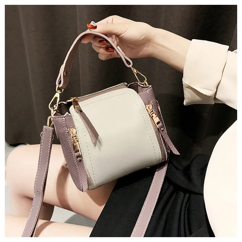 Women Handbag String Bucket Composite Bag Female Fashion Crossbody Shoulder Bag Ladies Tassel Messenger Bag Travel Tote SS7379 (4)