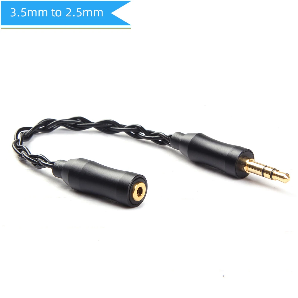 FDBRO 4,4 мм Женский до 2,5 или 3,5 мм сбалансированный аудио адаптер мужской кабель преобразования наушники 4 ядра сбалансированный стерео аудио кабель