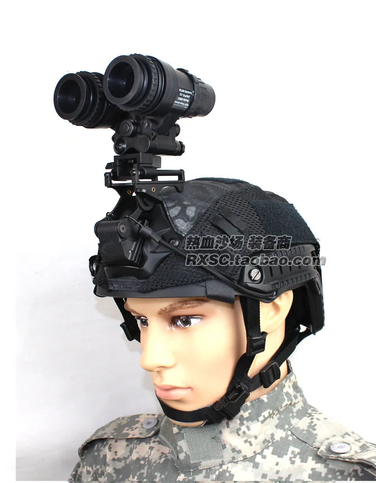 Тактический страйкбол PVS15 NVG модель+ алюминиевый сплав шлем AN/PVS-15 NVG крепление