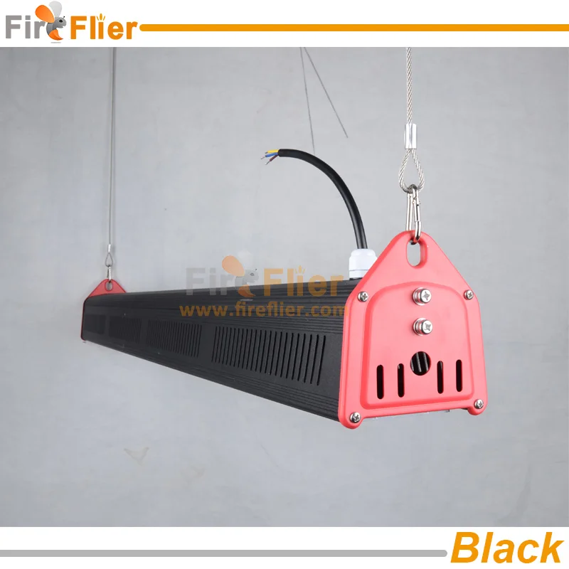 linear led high bay light black