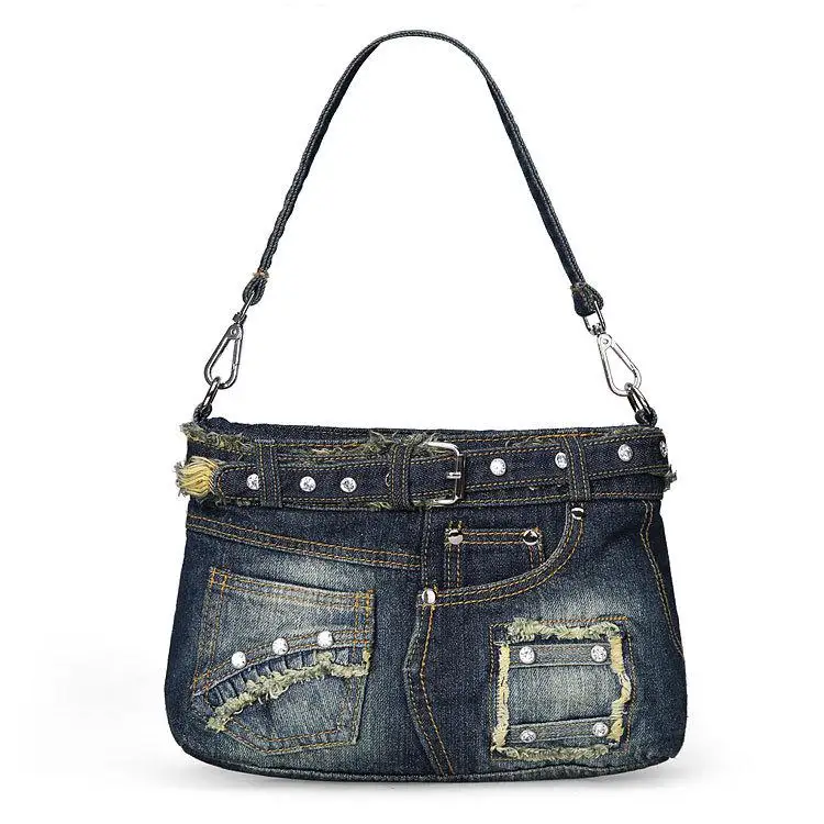 Повседневная модная джинсовая женская сумка, женские сумки, джинсовые сумки, женские сумки через плечо, женская сумка-тоут, ковбойские сумки