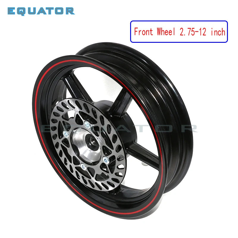 Motorcycle parts 12mm 15mm hole 2.75 12inch Front Dirt Pit Bike 12inch Vacuum Wheel Rim Front