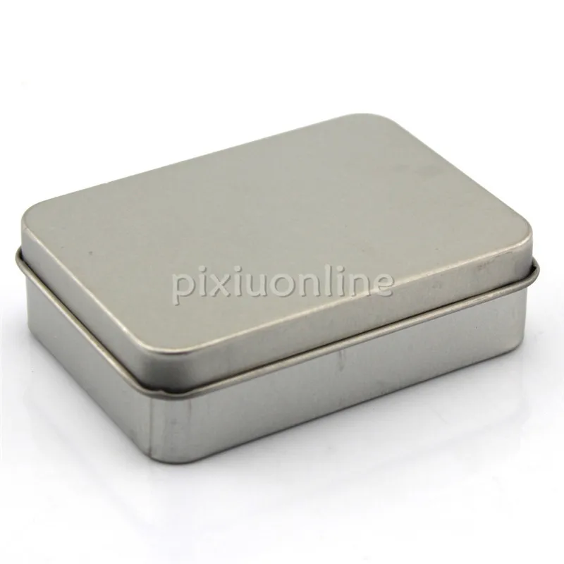 

J274b Small Iron Box 9*6.5*2.5cm Silver Color DIY Model Parts Rectangle Storage Box Free Shipping France Sell at a Loss Bakistan