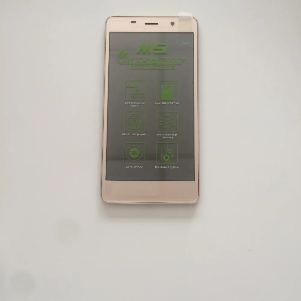 Б/у ЖК-экран + сенсорный экран рамка для Leagoo M5 MTK6580 1 3 ГГц четырехъядерный 5 0 дюйма