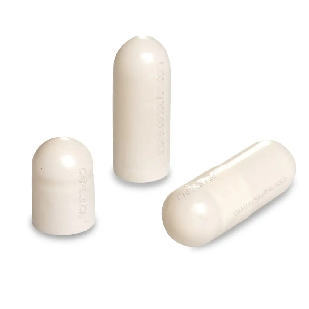 

Size 5 (5000 Pieces / Carton) White gelatin empty Separated capsules (open or closed capsules available)