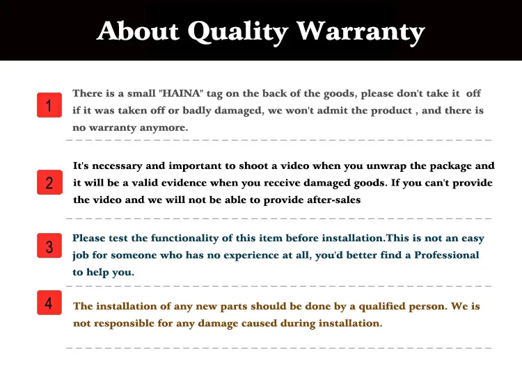 about warranty