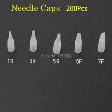 200 шт игла для татуировки бровей советы для постоянного макияжа пластиковые колпачки для татуировки совпадают для 1R, 3R, 5R, 5F, 7F иглы