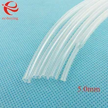Heat Shrink Tube Transparent Heat-Shrink Tubing Diameter 5mm Thermo Jacket Wire Wrap Insulation Materials Elements 1meter /lot