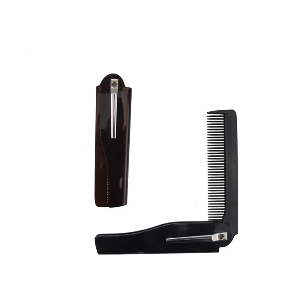 Mens Womens Beauty Handmade Folding Pocket Clip Hair Moustache Beard Comb Hairdressing Tools Hair Brush 1 PC Mens Womens Beauty Handmade Folding Pocket Clip Hair Moustache Beard Comb Hairdressing Tools Hair Brush 1 PC