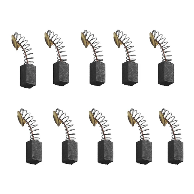 10pcs Mini Drill Accessories Carbon Brush Dremel Rotary Tool Spare Parts for Generic Electric Motor Power Tools