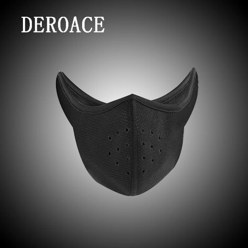 DEROACE Cycling Face Mask Antistatic Thermal Cycling Mask Ventilation