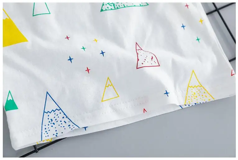 Cinta Camisa Shorts Crianças Crianças Terno Ocasional