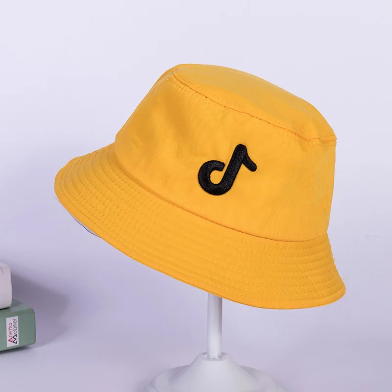 Новые буквы вышивка шапки для рыбака хлопок повседневное ведро шапки Боб унисекс художник шляпа Панама Мода Любовник кепки в стиле хип-хоп
