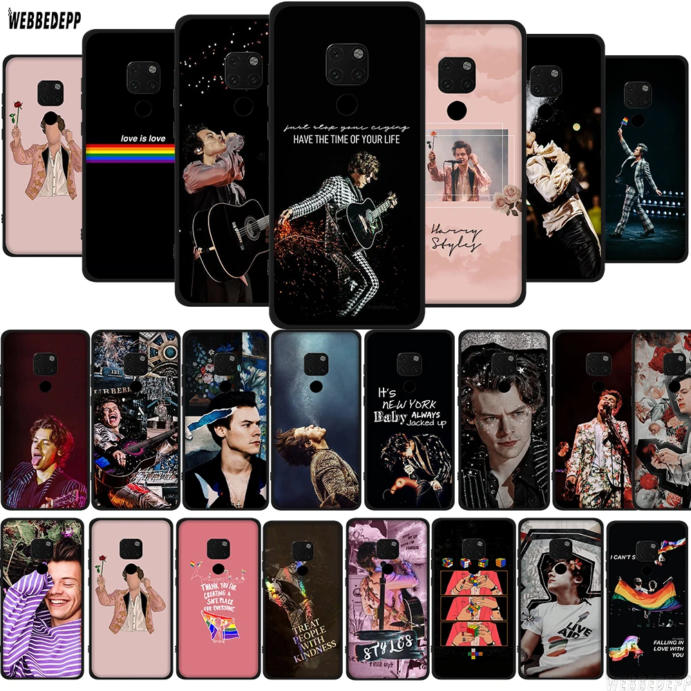WEBBEDEPP One Direction Tattoos Harry Styles TPU чехол для Huawei Honor 7A Pro 7X 8X 8C 8 9 10 Lite Y6 Prime 2018 мягкий |