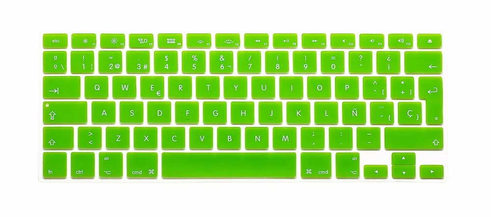 ESP Spanish Keyboard Skin Cover For Macbook Mac Book 13 15 17 EU UK Europe Version Silicone Laptop Keyoboard Protector Film (12)
