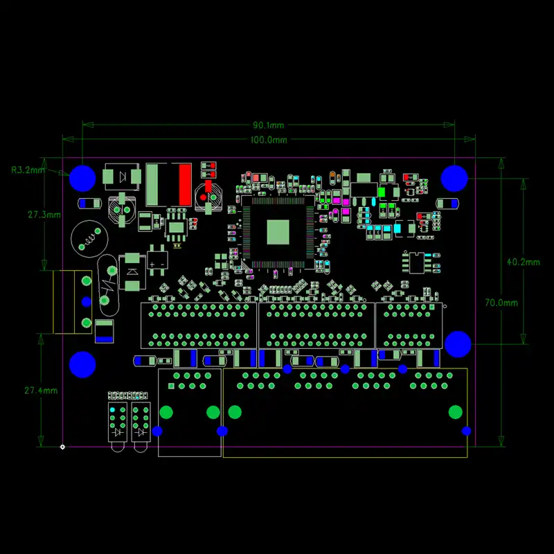 Коммутационный модуль Ethernet 5 портов 100 Мбит/с|Сетевые коммутаторы| |
