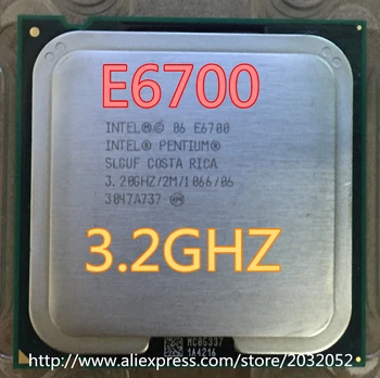Original Intel Pentium E6700 CPU Processor 3.2Ghz/ 2M /1066GHz Socket 775 (working 100% Free Shipping)