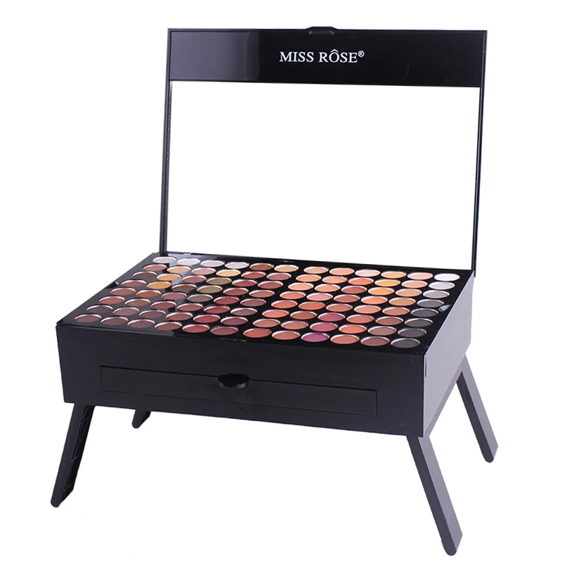 Rosa em Forma de Piano Conjunto de Maquiagem Blush em pó Miss Sombra Blush Sobrancelha Paleta Kit 180 Cores Completo Pro Conjunto Matte Shimmer Novo 10 Cheap Jogos de maquiagem