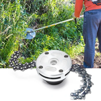 

Lawn Mower Chain Grass Trimmer Head Coil Chain Brushcutter For Garden Grass Cutter Tools Spare Parts For Trimmer Garden Tools