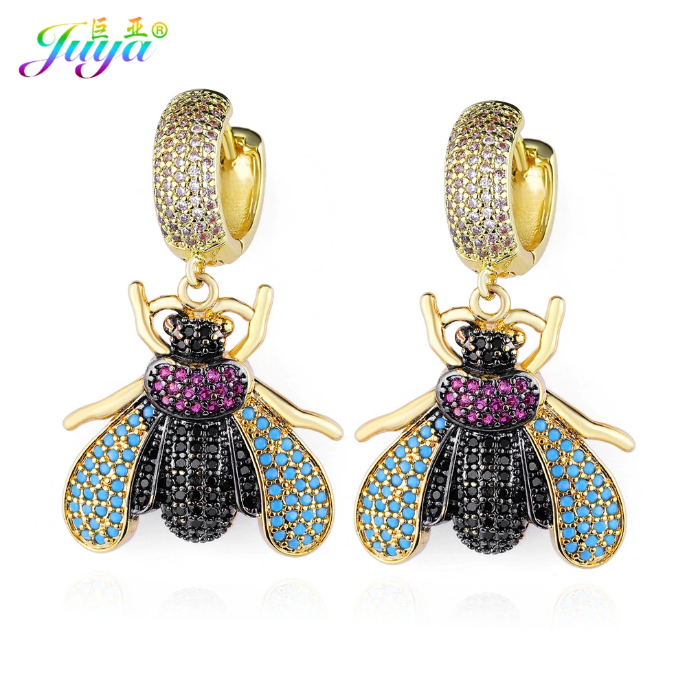 

2018 Ali Moda Fashion Women Boho Statement Earrings Colorful Cubic Zirconia Butterfly Dangle Earring For Women Girl Gift Jewelry