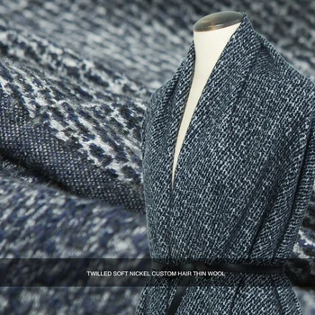 

Couture fashion fabric-polyester, fashion fabric,woven pattern,tweed style,dark-green for coat,top,dress,skirt,craft by the yard
