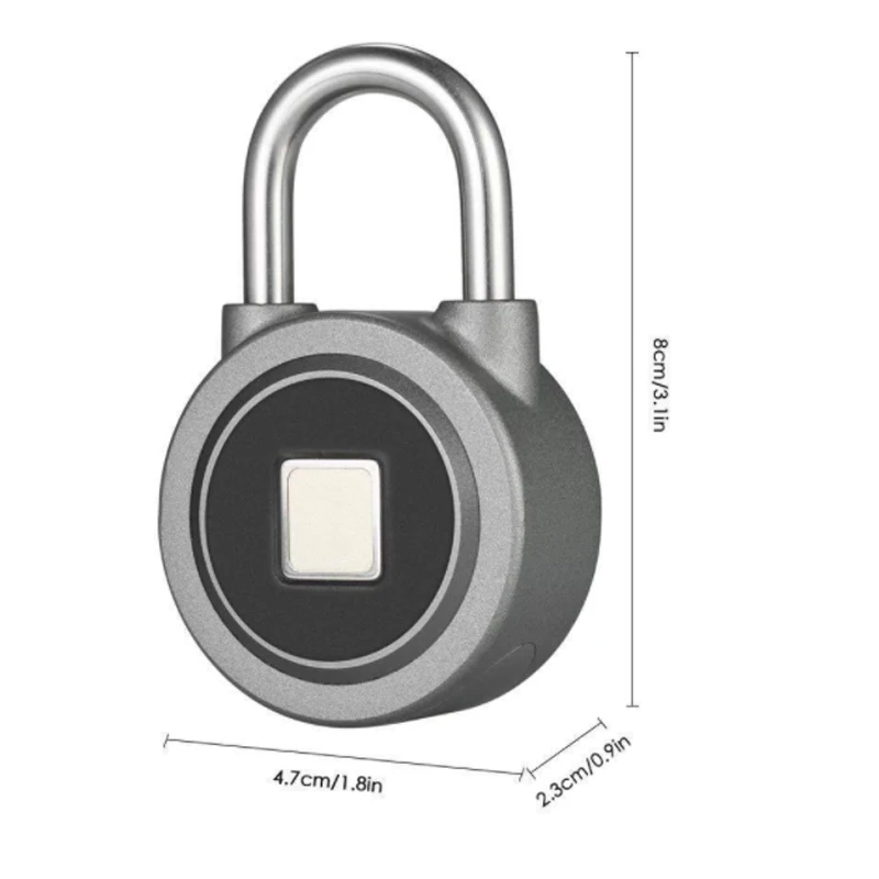 Блокировка отпечатков пальцев Блокировка Bluetooth приложение IP65 Водонепроницаемый Megafeis Умный Замок с Keyless биометрический для двери рюкзак чемодан