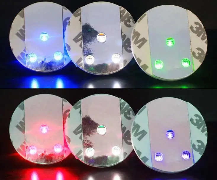 DHL Freeshipping 500pcs LED Bottle Light with 3M Sticker White for Wedding lin4980 | Дом и сад