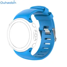 Ouhaobin 22 мм 202 мм Замена из силикагеля, мягкий ремешок для Suunto D4/D4i Ново смотреть подарок 1 февраля Прямая поставка
