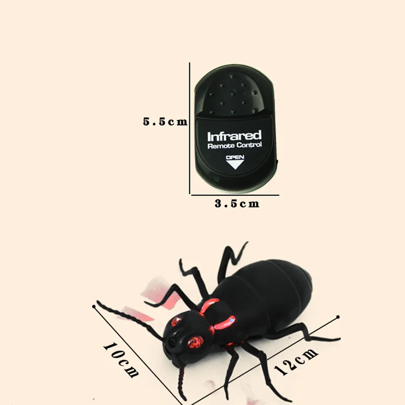 1 шт. Реалистичное моделирование тараканов муравей ИК паук пульт дистанционного