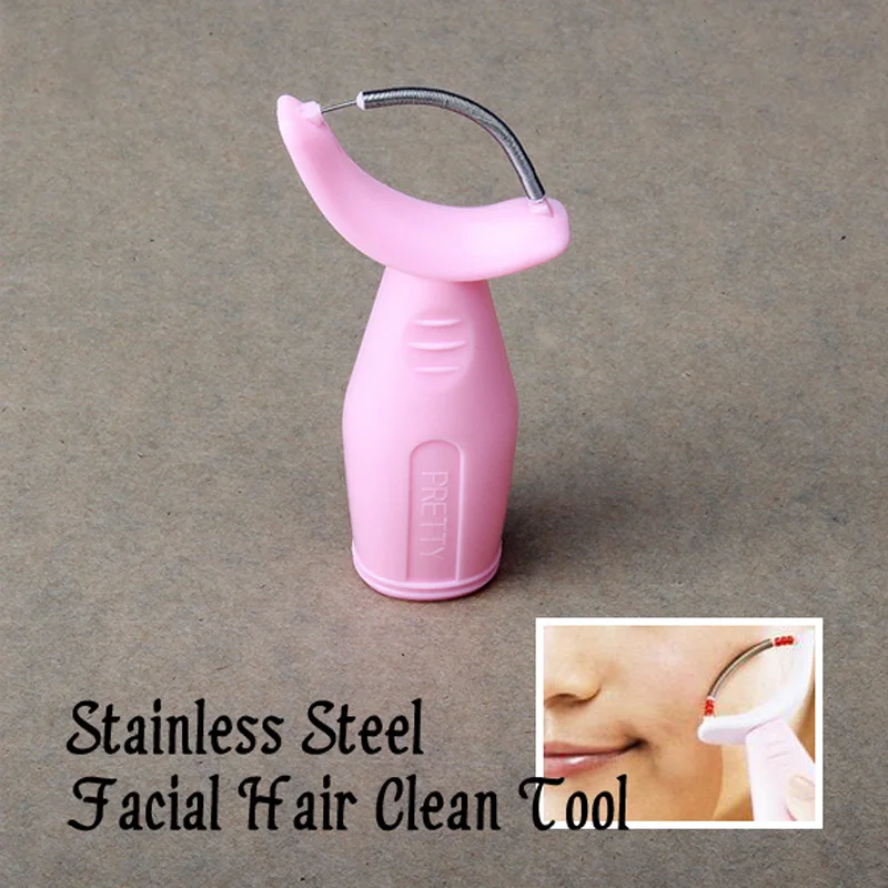 

Manual Facial Hair Epilator Rolling Roller Skin Hair Trimmer Remover Tool for forehead cheeks chin Stainless Steel