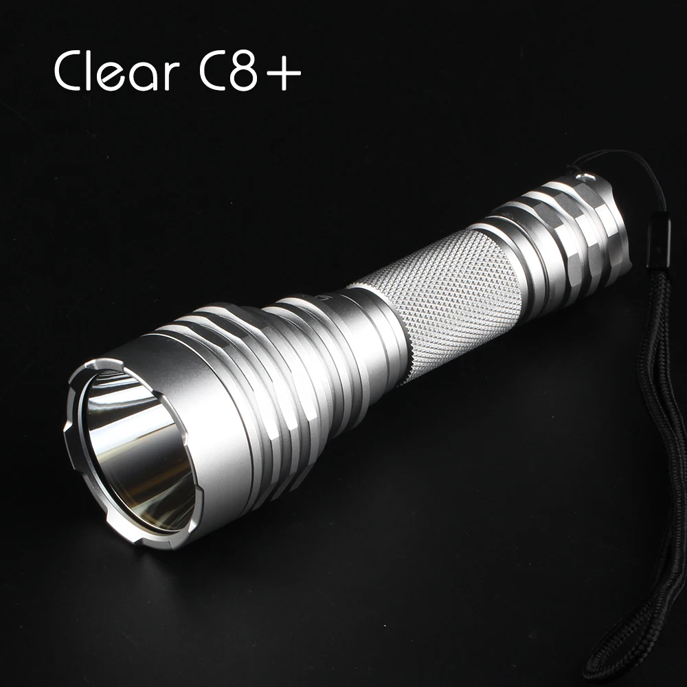 

Clear Convoy C8+ with XPL HI LED,copper DTP board and ar-coated inside,new firmware