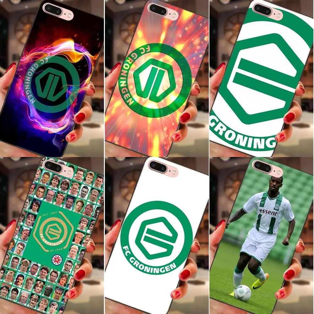 

Groningen Fc Soccer For Apple iPhone X XS Max XR 4 4S 5 5S SE 6 6S 7 8 Plus High Quality Soft Back