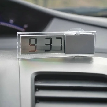 

LCD Display Digital Electronic Clock with Sucker for All Cars Indoor
