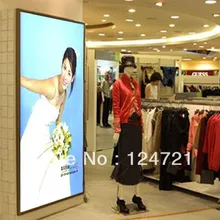 Настенный Лайтбокс для рекламы, односторонний и защелкивающийся каркас