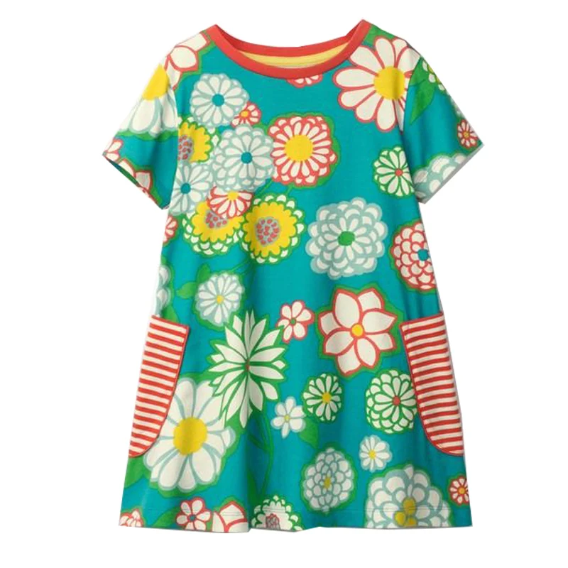 

Baby Girls Summer Dress Floral Princess Costume 2018 Brand Girls Unicorn Party Dresses for Kids Clothes Vestidos Dropshipping