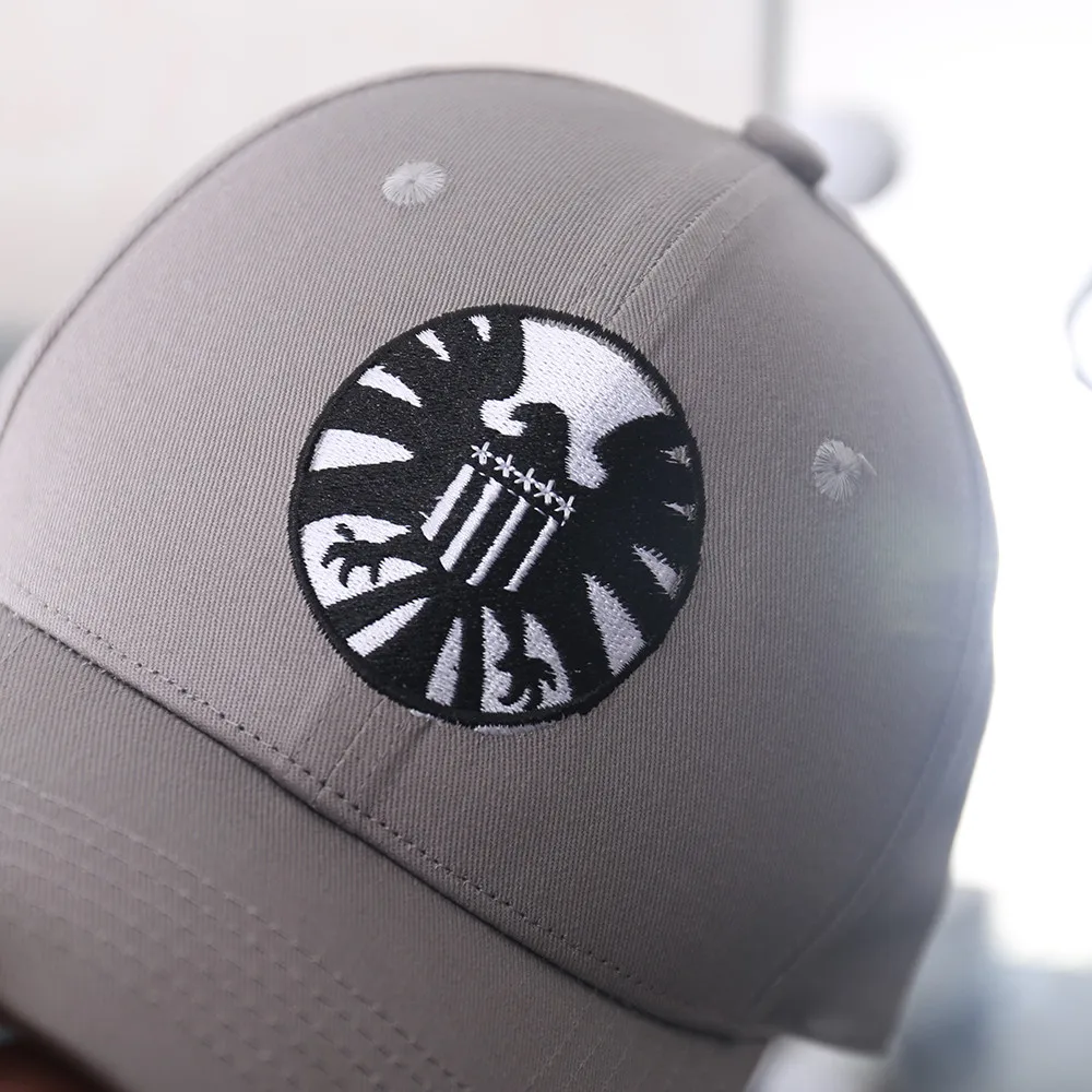 New Captain Marvel Carol Danvers Caps Unisex Adjustable Hip Hop Sun Hat Snapback Agents of S.H.I.E.L.D. Shield Baseball Caps 