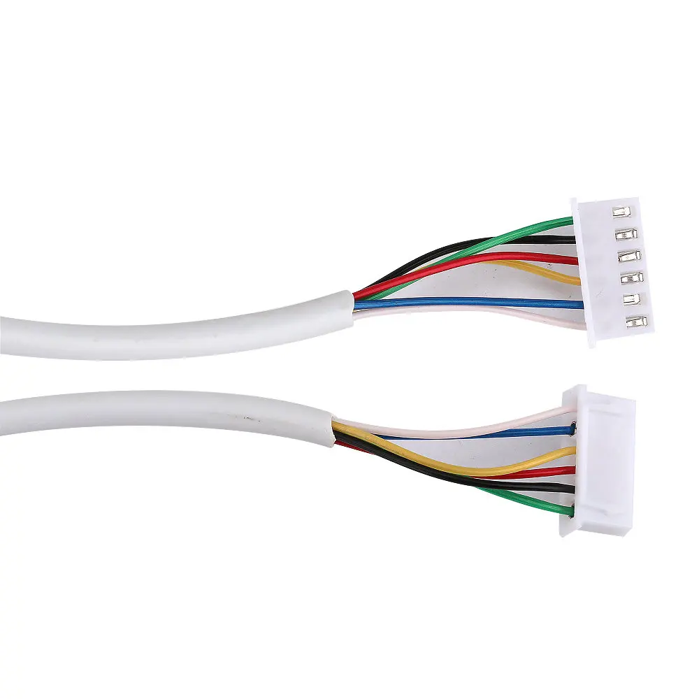 Masaje Prefijo Silenciosamente Cable de 6 cables para intercomunicador de vídeo, cable de  intercomunicación para puerta, teléfono, timbre, 15M, 2,54x6P - AliExpress  Seguridad y protección